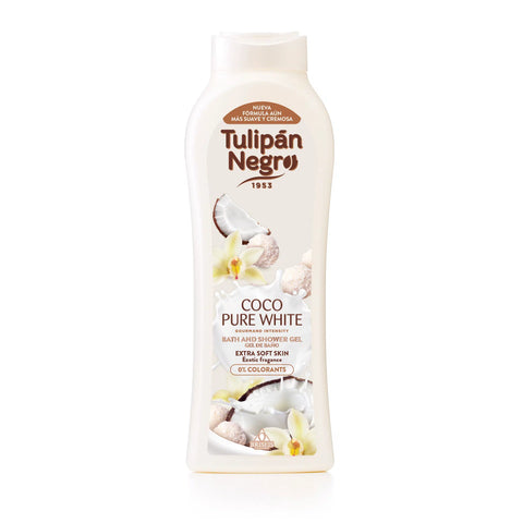 Tulipan Negro Gel de Dus Coco Pure White 650 ml