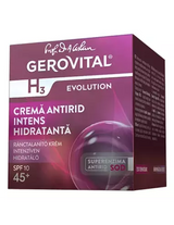 Gerovital H3 Evolution Crema antirid intens hidratanta SPF10, 45+, 50 ml - Shiny Beauty