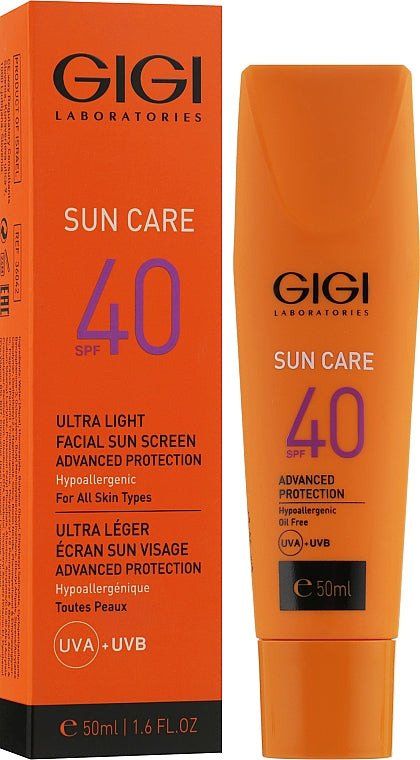 Gigi Sun Care Ultra Light Facial Sun Screen SPF-40 50 ml - Shiny Beauty