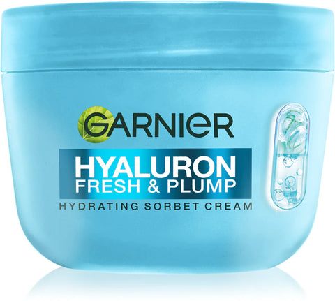 Garnier Hyaluron Fresh & Plump cremă sorbet cu efect de hidratare - Shiny Beauty