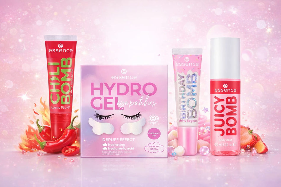 SET JUICY BOMB GLOSS+ HYDRO GEL PATCHES - Shiny Beauty