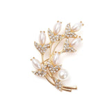 Brosa din aliaj aurie V6