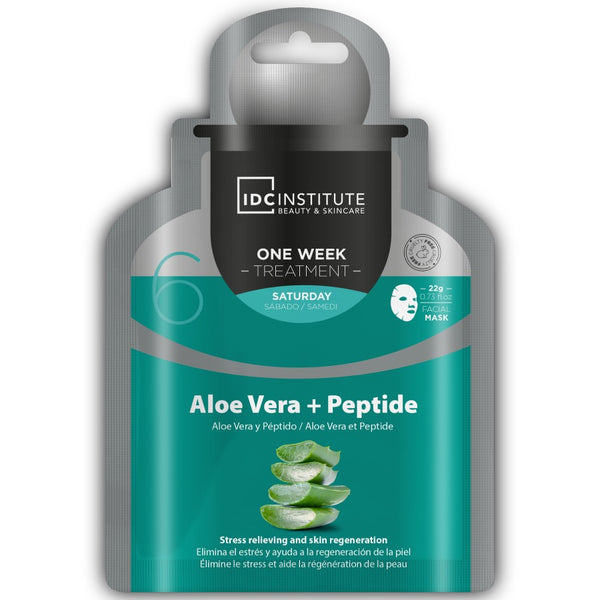 Masca faciala - One Week Treatment, Saturday Aloe Vera + Peptide IDC  Institute