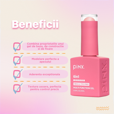 Gel multifunctional pinx. 6in1 - Guilty Blush 15ml BGCCUPIO