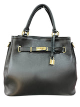 Poseta piele naturala Black - Shiny Beauty