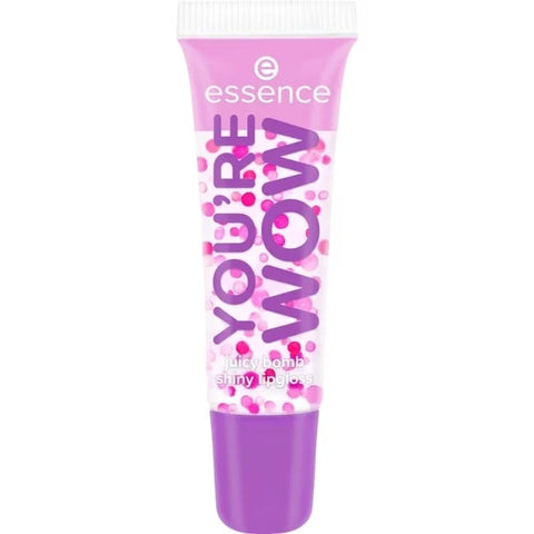 Luciu de buze, JUICY BOMB SAY IT WITH JUICY YOU'RE WOW 04 · Strawberry Splash, Essence, 10 ml - Shiny Beauty