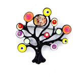 Brosa din aliaj color copacul vietii v18