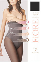 Ciorapi Dres modelator FiORE High Waist Bikini 40 den