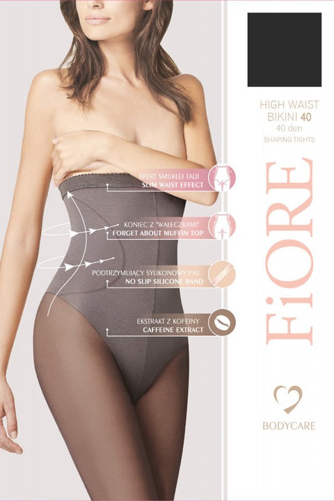 Ciorapi Dres modelator FiORE High Waist Bikini 40 den