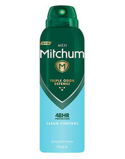 Mitchum Men Clean Control Deodorant Spray 48hr, 200 ml