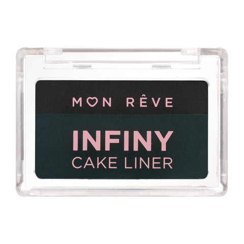 Tus de ochi INFINY CAKE LINER 02 Deep Jungle & Black TOMON