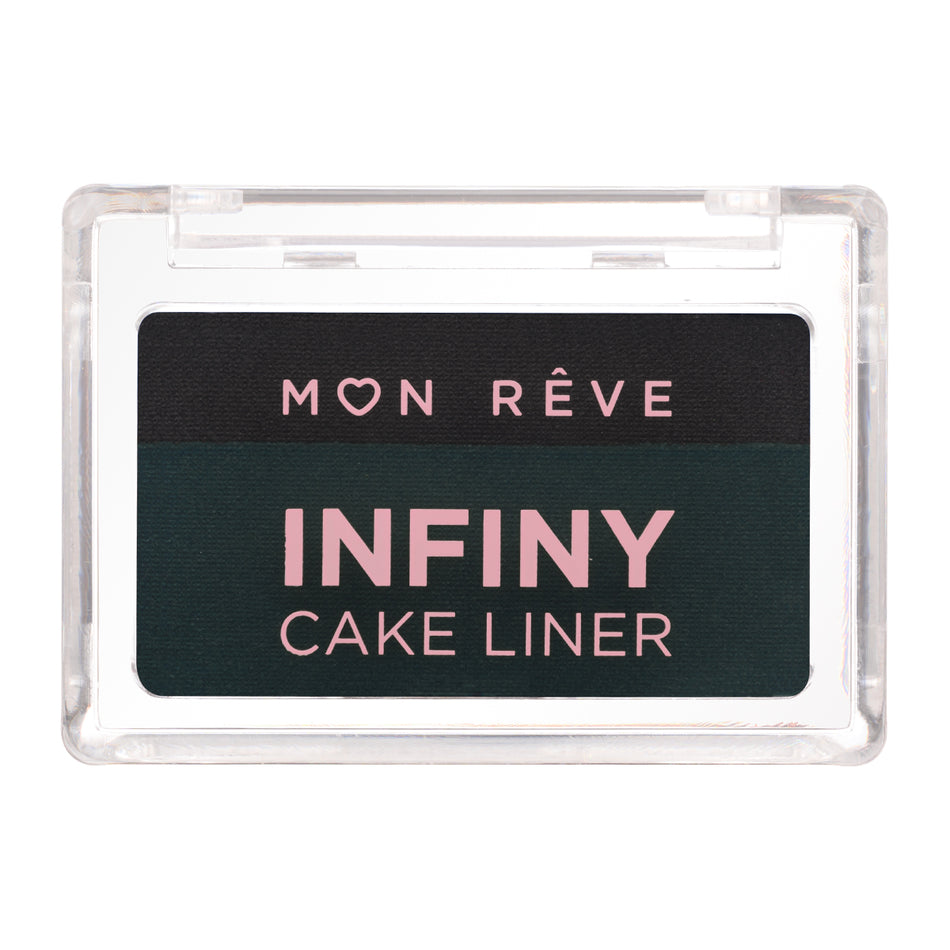 Tus de ochi INFINY CAKE LINER 02 Deep Jungle & Black TOMON