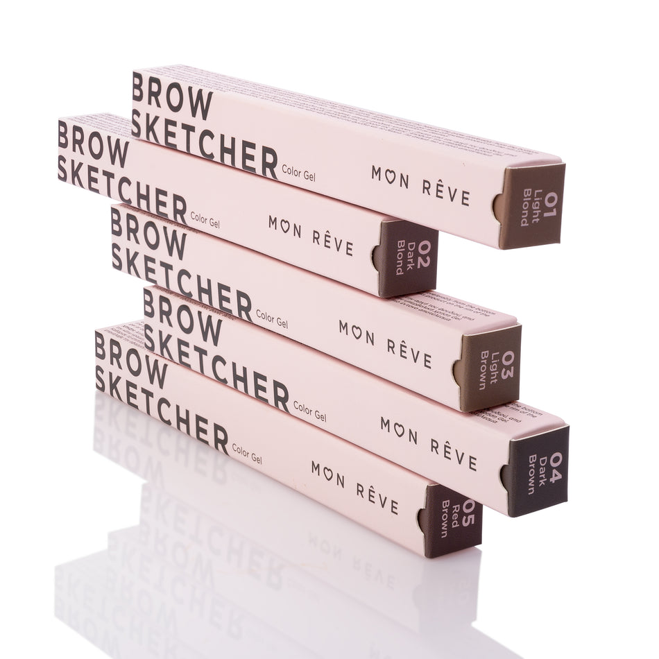 Gel sprancene Brow Sketcher 05 Red Brown TOMON