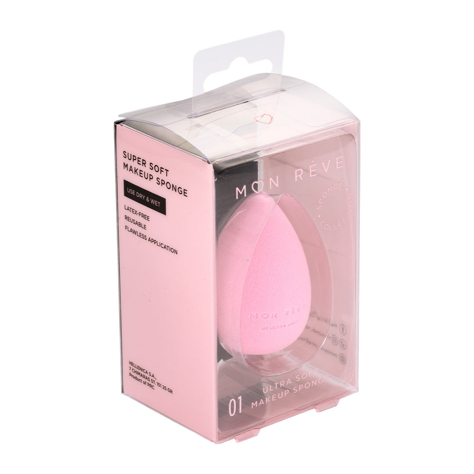 Aplicator MAKE-UP Mon Reve 01 ULTRA SOFT MAKEUP SPONGE Burete de machiaj cu densitate ultra-moale