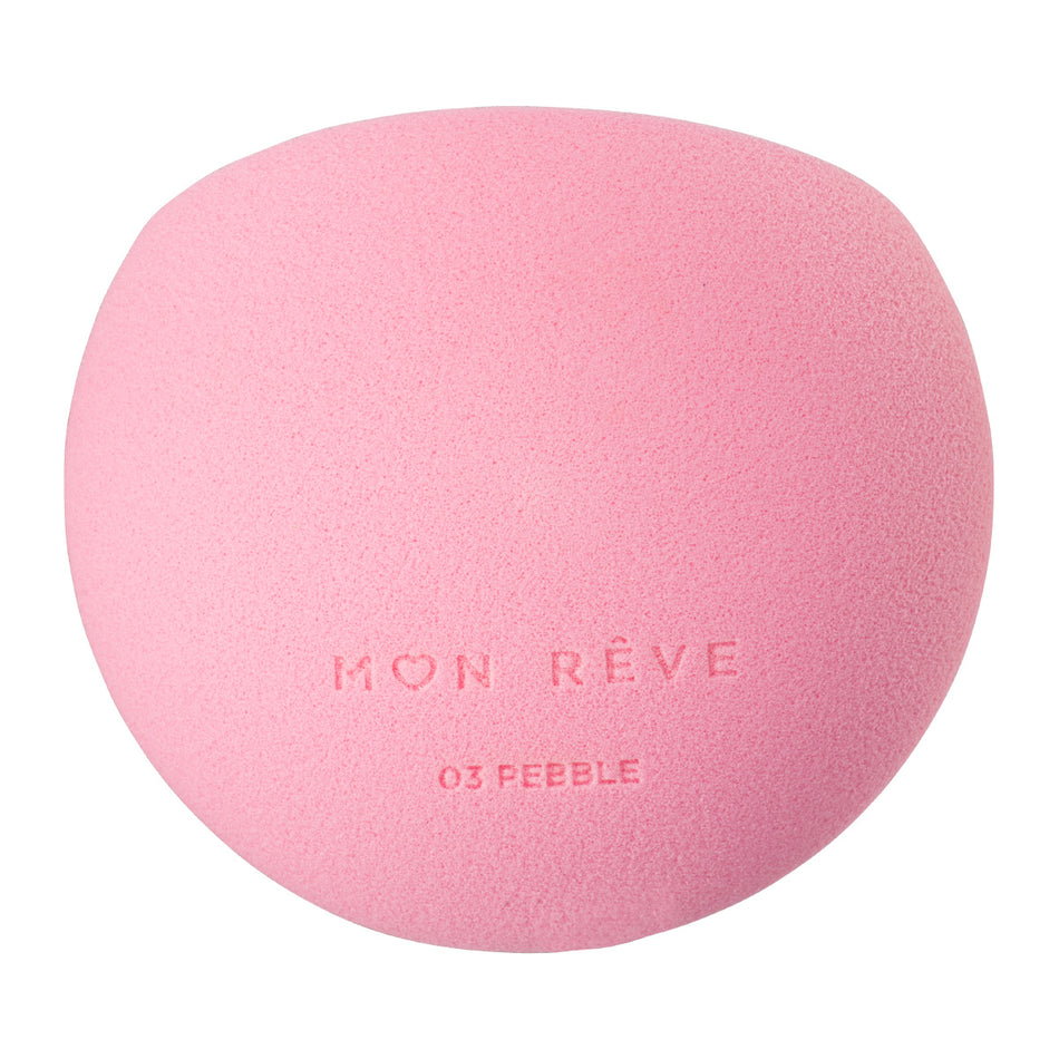 Aplicator MAKE-UP Mon Reve 03 SLANTED PEBBLE MAKEUP SPONGE Burete de machiaj multifațetat