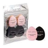 Aplicator MAKE-UP Mon Reve 07 MINI FLAT SPONGES Set de 4 mini bureți de machiaj ultra-moi