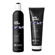 Set Milk Shake ICY BLOND pentru crearea tonurilor reci - Sampon 300 ml, Balsam 250 ml