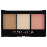 Paleta pentru Contur - Makeup Revolution Ultra Sculpt & Contour Kit, nuanta Ultra Fair C01 PREV