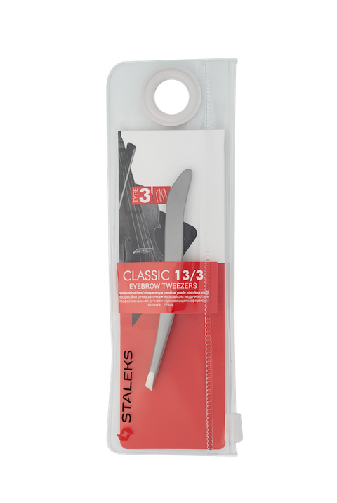STALEKS Penseta pentru sprancene STALEKS CLASSIC TC-13/3