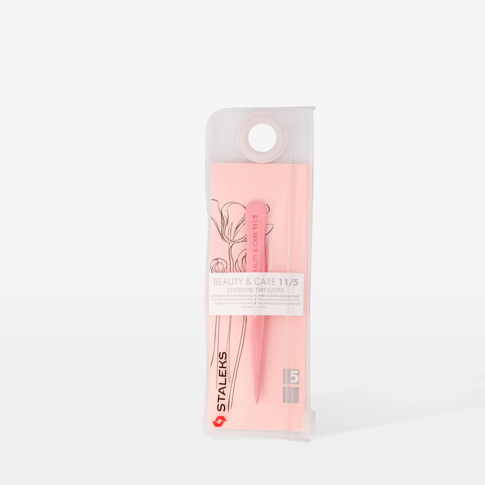 STALEKS Pensetă pentru sprâncene BEAUTY & CARE 11 TYPE 5 (punct)