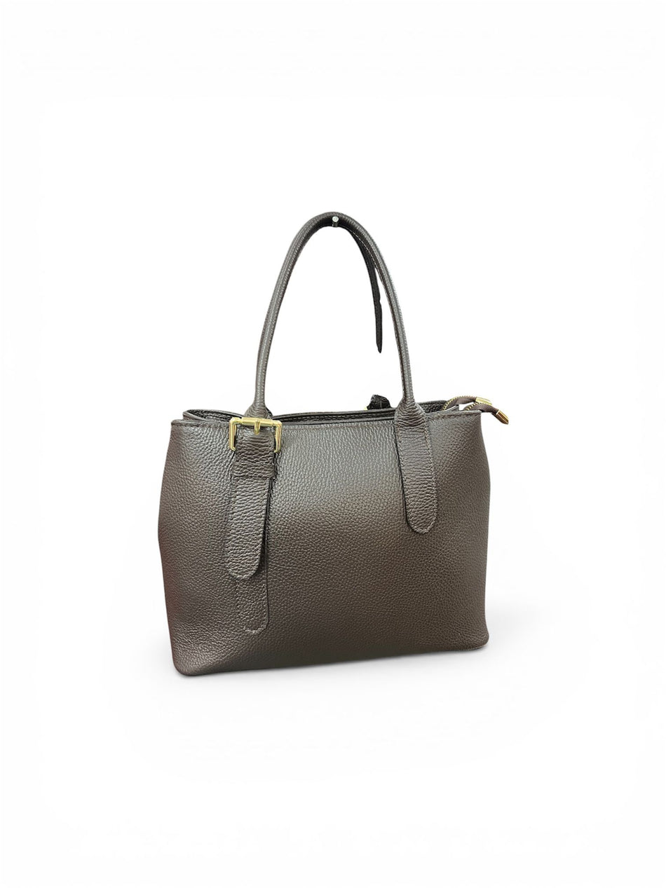 Poseta piele naturala culoare maro - Shiny Beauty
