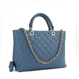Poseta piele naturala  1317 BLUE
