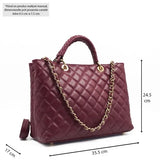 Poseta piele naturala  1328 BORDO