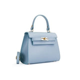 Poseta piele naturala  1307 BLUE