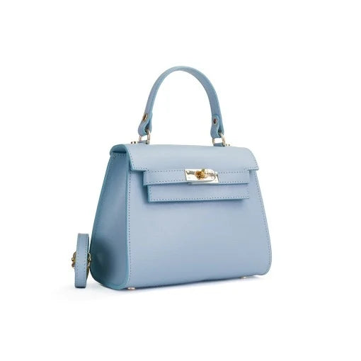 Poseta piele naturala  1307 BLUE