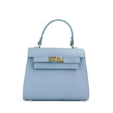 Poseta piele naturala  1307 BLUE