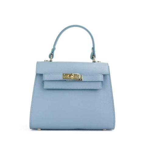 Poseta piele naturala  1307 BLUE