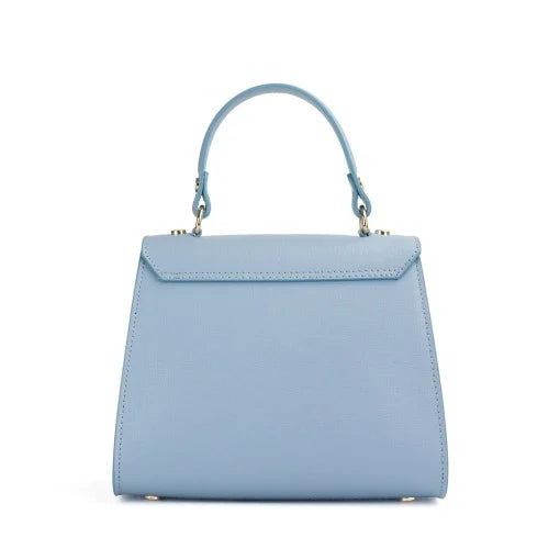 Poseta piele naturala  1307 BLUE