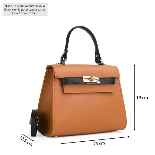 Poseta piele naturala  1309 CAMEL/MARO