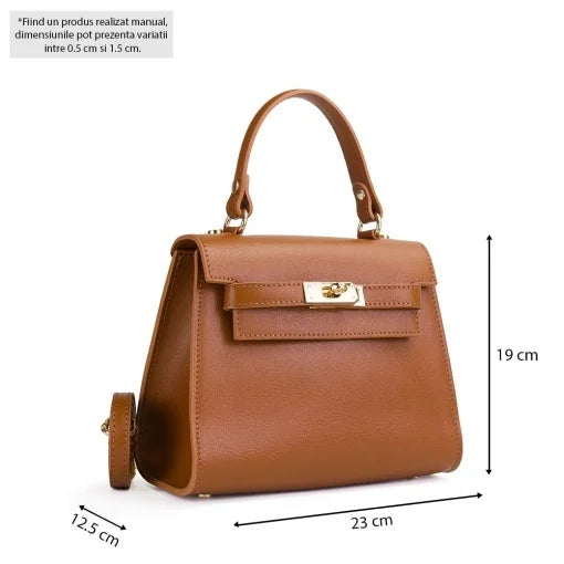 Poseta piele naturala  1311 CAMEL