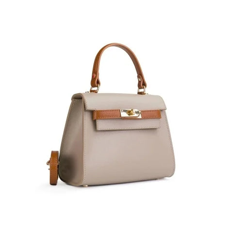 Poseta piele naturala  1312 CREM/CAMEL
