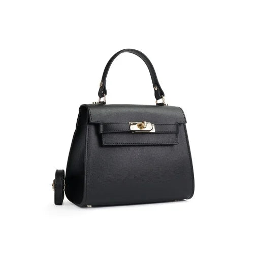 Poseta piele naturala  1314 NEGRU