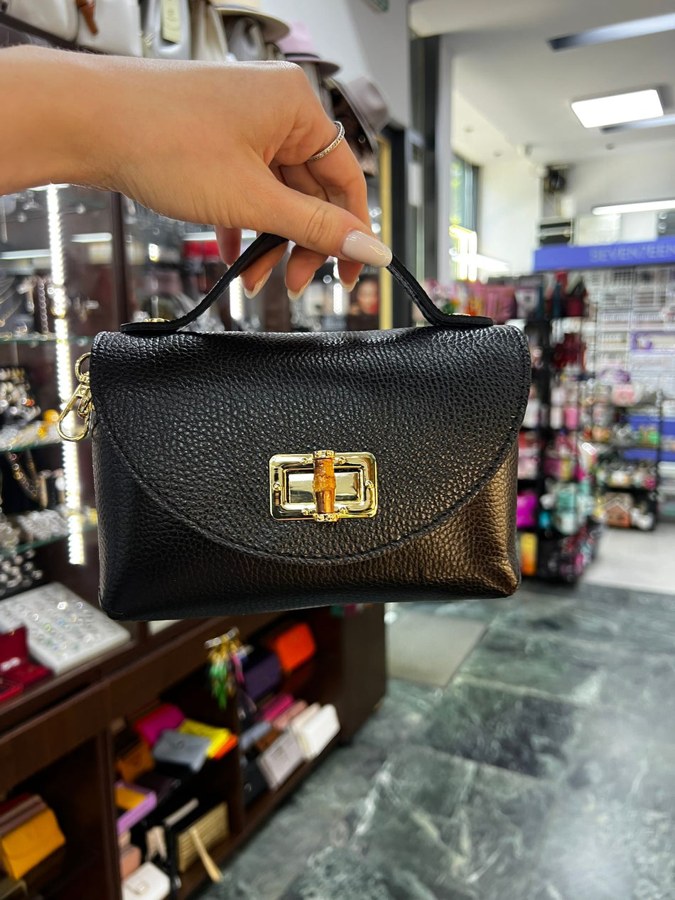 Poseta piele naturala Negru - Shiny Beauty