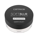 Pudra pentru fixare mata, 001 Translucent, Soft Blur Matte Setting Powder, 8 g, Catrice - Shiny Beauty