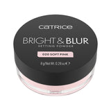 Pudra pentru setare, 020 Soft Pink, Bright & Blur Setting Powder, 9 g, Catrice