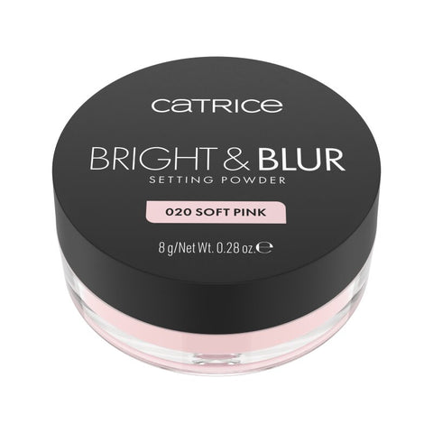 Pudra pentru setare, 020 Soft Pink, Bright & Blur Setting Powder, 9 g, Catrice - Shiny Beauty