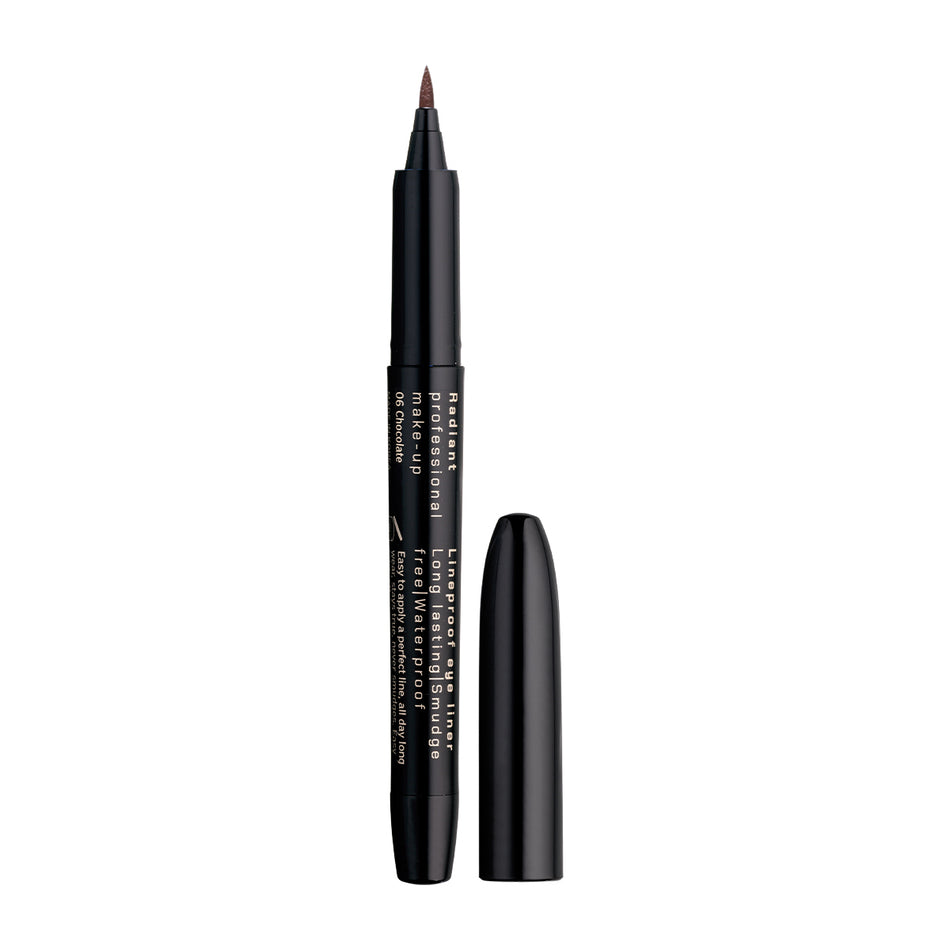 Tus de ochi RADIANT lichid LINEPROOF EYE LINER  1ml nr 06 CHOCOLATE TORAD