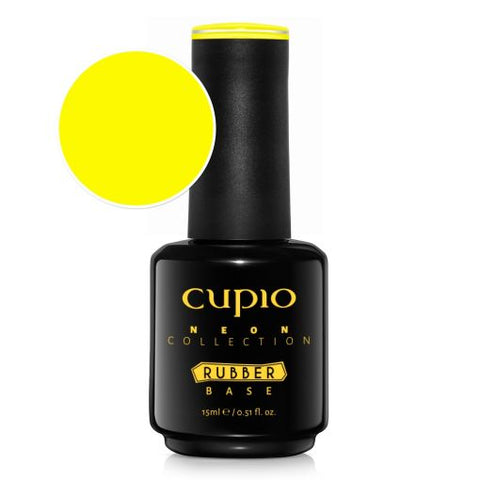 Rubber Base Neon Collection - Electric Lemon 15ml BGCCUPIO