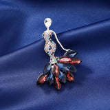 Brosa din aliaj balerina color v25