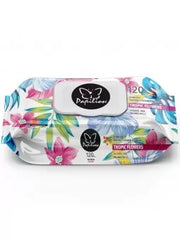 Servetele umede Papilion Tropic Flowers cu capac 120 buc