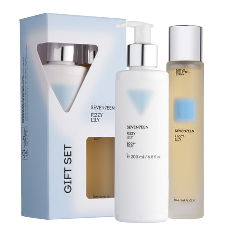 PACHET SEVENTEEN FIZZY LILY SET BODY SILK 200ML & EDT 50ml