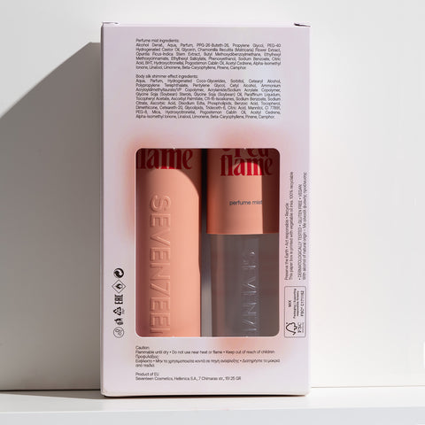 PACHET SEVENTEEN Red Flame BODY SILK+APA DE TOALETA PARFUM SEVENTEEN