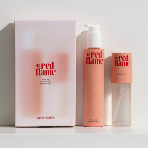 PACHET SEVENTEEN Red Flame BODY SILK+APA DE TOALETA PARFUM SEVENTEEN