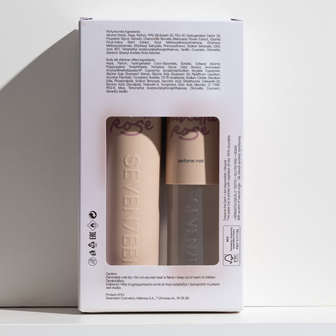 Pachet Seventeen Vanilla Rose Body Silk+Apa De Toaleta PARFUM SEVENTEEN