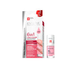 EVELINE TRATAMENT Balsam Concentrat pentru unghi 6 in 1 rose eveline