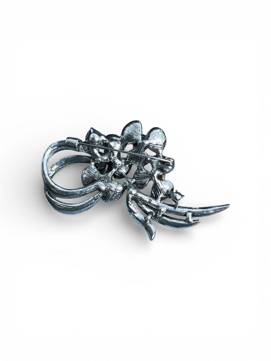 Martisor Brosa Floare cu pietre 02